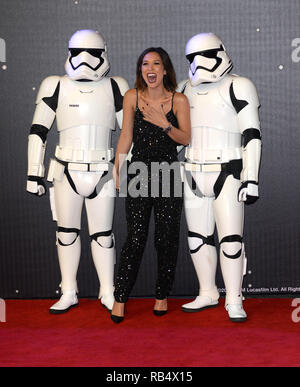 Varie celebrità frequentare la premiere europeo di Star Wars: La forza risveglia nel quadrato di Leicester, Londra dotata: Myleene Klass dove: Londra, Regno Unito quando: 16 Dic 2015 Credit: Steve Finn/WENN Foto Stock