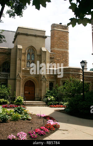 Florence Harkness Memorial Chapel al CWRU di Cleveland, OH, USA Foto Stock