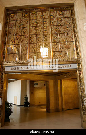 Cleveland, OH, Stati Uniti. Elementi architettonici all'interno del Tower City Centre. Foto Stock