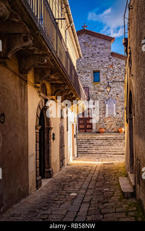 Italia Basilicata Vaglio è la Chiesa Madre di San Pietro Apostolo Foto Stock