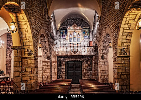 Italia Basilicata Vaglio è la Chiesa Madre di San Pietro Apostolo Foto Stock