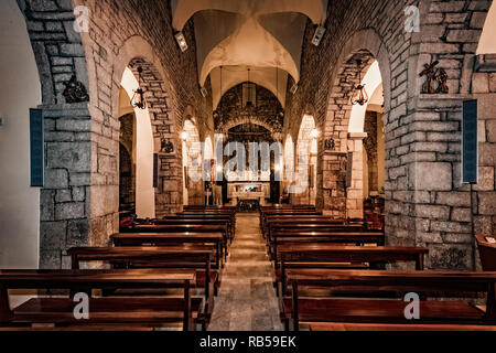 Italia Basilicata Vaglio è la Chiesa Madre di San Pietro Apostolo Foto Stock