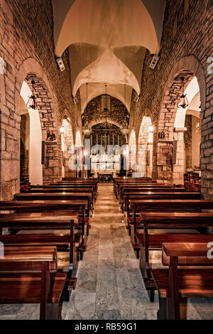 Italia Basilicata Vaglio è la Chiesa Madre di San Pietro Apostolo Foto Stock