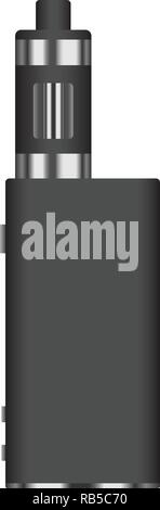 Fumatori icona vape. Illustrazione realistica del fumo vape icona vettoriali per il web design Illustrazione Vettoriale