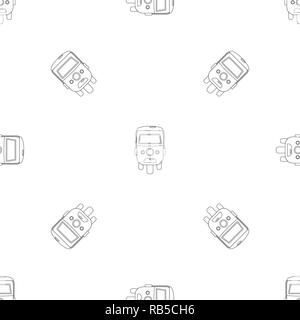 In rickshaw icona. Illustrazione di contorno di rickshaw icona vettore per il web design isolato su sfondo bianco Illustrazione Vettoriale