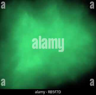 Ufo verde frattale sfocata sullo sfondo. Fantasy texture frattale. Arte digitale. Il rendering 3D. Computer immagine generata Foto Stock