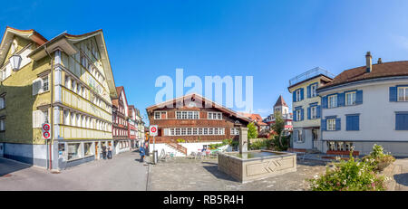 Appenzell, Svizzera Foto Stock