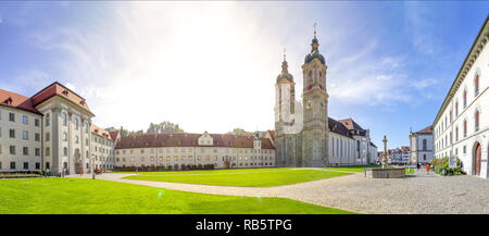 Cattedrale, Sankt Gallen, Svizzera Foto Stock