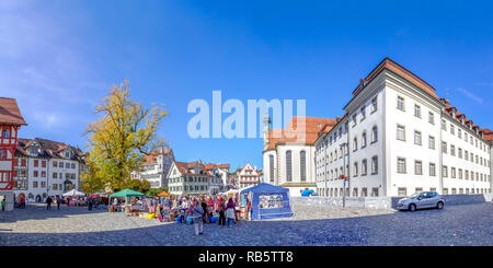 Mercato Sankt Gallen, Svizzera Foto Stock