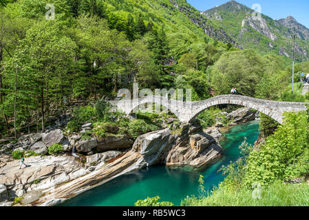Valle Verzasca Foto Stock