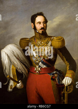 Baldomero Espartero, principe di Vergara, Joaquín Baldomero Fernández-Espartero y Álvarez de Toro, primo principe di Vergara, (1793 - 1879) Spagnolo generale e uomo politico che ha servito come reggente di Spagna. Egli ha anche servito come primo ministro della Spagna Foto Stock