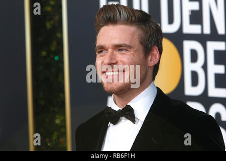 Beverly Hills, Stati Uniti d'America. 06 gen 2019. Richard Madden frequentando il 76th Annuale di Golden Globe Awards presso il Beverly Hilton Hotel il 6 gennaio 2019. Credito: Geisler-Fotopress GmbH/Alamy Live News Foto Stock