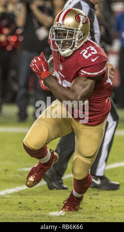 Santa Clara, California, USA. 22 ottobre, 2015. San Francisco 49ers running back Reggie Bush (23) Giovedì, 22 ottobre 2015, a Levis Stadium di Santa Clara, California. Il Seahawks sconfitto il 49ers 20-3 Credito: Al di Golub/ZUMA filo/Alamy Live News Foto Stock