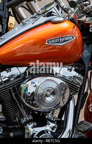 Harley Davidson Road King' motociclo Foto Stock