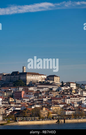 Vista panoramica di Coimbra, Portogallo, Europa Foto Stock