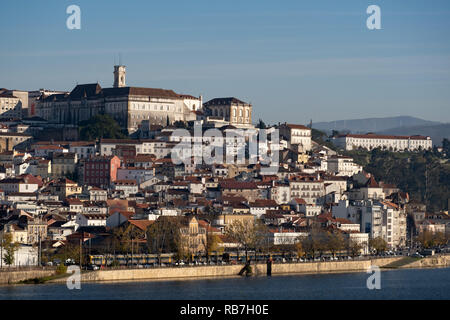 Vista panoramica di Coimbra, Portogallo, Europa Foto Stock