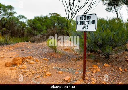 Il Risanamento Ambientale Area - Australia occidentale Foto Stock