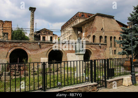 Curtea Veche (la vecchia corte principesca) residenza dei principi di Valacchia in Bucarest, Romania Foto Stock