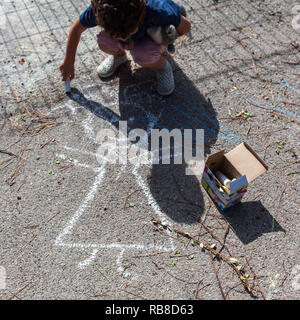 Tornare a scuola Foto Stock