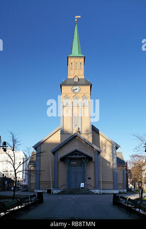 Chiesa in Tromso Foto Stock