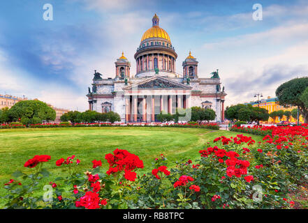 San Isacco nella cattedrale di San Pietroburgo, Russia Foto Stock