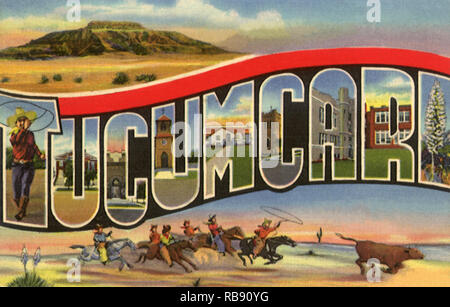 Tucumcari, Nuovo Messico Foto Stock