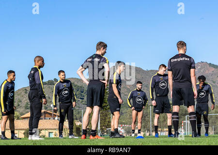 LA MANGA, Spanje, 08-01-2019, calcio, La Manga Club Resort, olandese eredivisie, stagione 2018/2019, , durante il training camp NAC in La Manga 8-01-2019, Foto Stock