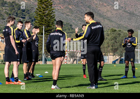LA MANGA, Spanje, 08-01-2019, calcio, La Manga Club Resort, olandese eredivisie, stagione 2018/2019, , durante il training camp NAC in La Manga 8-01-2019, Foto Stock