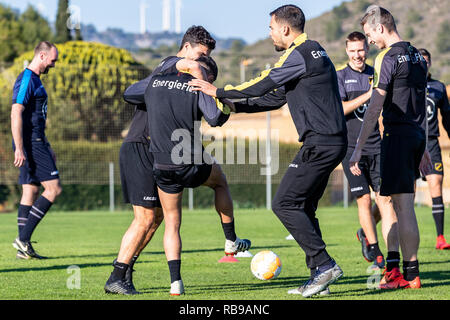 LA MANGA, Spanje, 08-01-2019, calcio, La Manga Club Resort, olandese eredivisie, stagione 2018/2019, , durante il training camp NAC in La Manga 8-01-2019, Foto Stock