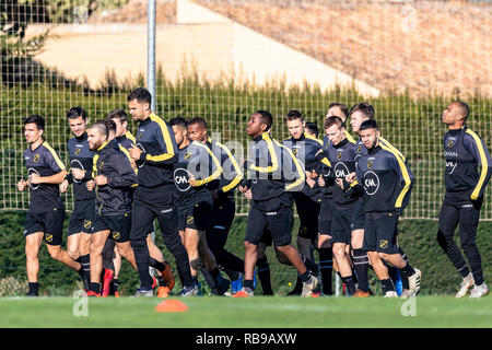 LA MANGA, Spanje, 08-01-2019, calcio, La Manga Club Resort, olandese eredivisie, stagione 2018/2019, , durante il training camp NAC in La Manga 8-01-2019, Foto Stock