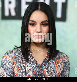 Los Angeles, California, USA. 8 gennaio, 2019. Attrice Vanessa Hudgens arriva al FOX "NT" premere giuncata tenutosi presso il FOX Studio molto su Gennaio 8, 2019 in Century City, Los Angeles, California, Stati Uniti. (Foto di Xavier COLLIN/Image Press Agency) Credito: Image Press Agency/Alamy Live News Foto Stock