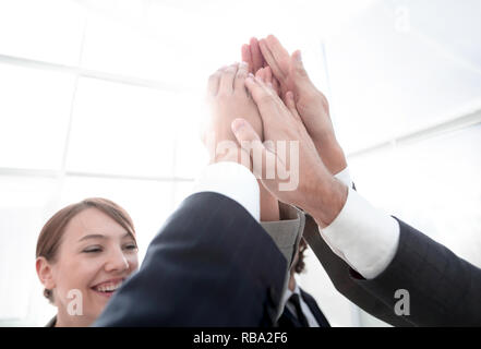 Closeup.professional team aziendale. Foto Stock