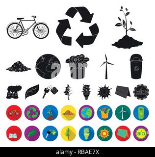 Atmosfera,bicicletta,bio,Black,appartamento,può,auto,pulito,pulizia,raccolta,design,asciutto,dump,terra,eco,,ecologico ecologia,l'energia,attrezzature,fiore, fluorescente,full,garbage,verde,mezza,icona,immagine,isolato,chiave,etichetta,lampada,foglie,nutrizione ambiente,pannello,impianto,l'inquinamento,pot,l'elaborazione,prodotto,riciclare,riciclare,impostare,segno, solare,germoglio,sun,il simbolo,tree,turbina,vettore,vento vettori vettore , Illustrazione Vettoriale