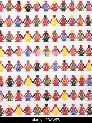 Le figure umane. Foto Stock