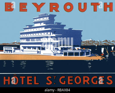 L'Hotel Saint Georges. Foto Stock