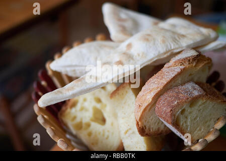 Cestino del pane Foto Stock