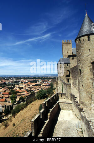 Carcassonne, Francia. Patrimonio Mondiale UNESCO Foto Stock