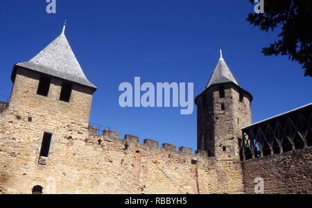 Carcassonne, Francia. Patrimonio Mondiale UNESCO Foto Stock