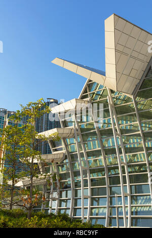 West Kowloon High Speed Rail Station, Kowloon, Hong Kong Foto Stock