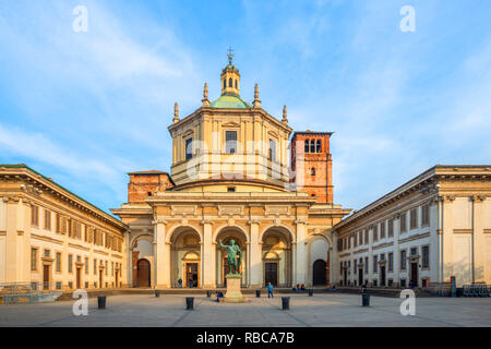 Basilica di San Lorenzo, Milano, Lombardia, Italia Foto Stock