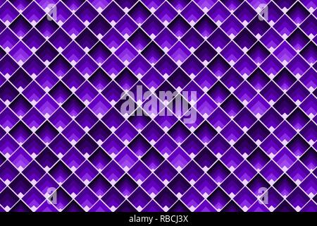 Viola seamless disegno geometrico griglia fatta di losanghe Illustrazione Vettoriale