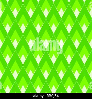 Rettangoli o losanghe seamless pattern nel quartiere alla moda di neon color lime Illustrazione Vettoriale