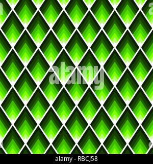 Rettangoli o losanghe seamless pattern nel quartiere alla moda di neon color lime Illustrazione Vettoriale