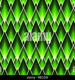 Rettangoli o losanghe seamless pattern nel quartiere alla moda di neon color lime Illustrazione Vettoriale