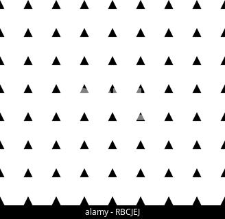 Seamless pattern piramide. Piastrella geometrica ripetere con triangoli. Illustrazione Vettoriale