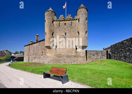 Irlanda del Nord, County Fermanagh, Enniskillen Castello. Foto Stock