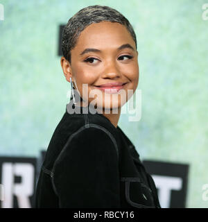 Los Angeles, Stati Uniti d'America. 8 gennaio, 2019. L'attrice Kiersey Clemons arriva al FOX "NT" premere giuncata tenutosi presso il FOX Studio molto su Gennaio 8, 2019 in Century City, Los Angeles, California, Stati Uniti. (Foto di Xavier COLLIN/Image Press Agency) Credito: Image Press Agency/Alamy Live News Foto Stock