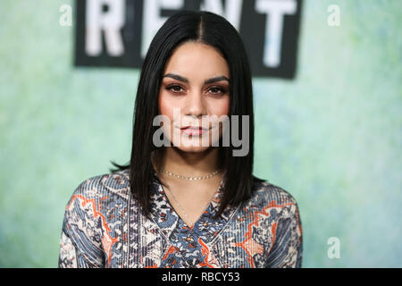 Los Angeles, Stati Uniti d'America. 8 gennaio, 2019. Vanessa Hudgens arriva al FOX "NT" premere giuncata tenutosi presso il FOX Studio molto su Gennaio 8, 2019 in Century City, Los Angeles, California, Stati Uniti. (Foto di Xavier COLLIN/Image Press Agency) Credito: Image Press Agency/Alamy Live News Foto Stock