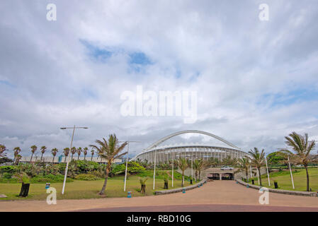 Durban, Sud Africa. 9 gennaio, 2019. Il Congresso Nazionale Africano (ANC) 2019 Manifesto elettorale lancio è impostato a prendere posto a Mosè Mabhida Stadium di Durban sabato 12 gennaio, 2019. L'ANC è il Sud Africa è partito, ma si trova di fronte a grandi sfide da partiti di opposizione l'Alleanza Democratica (DA) e la libertà economica Fighters (EFF). Jonathan Oberholster/Alamy Live News Foto Stock