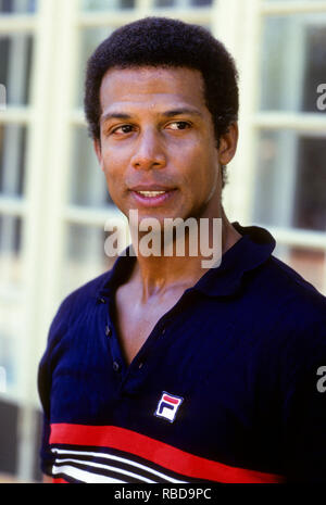 MICHAEL WARREN attore americano nella serie televisiva La Hill Street blues viiting Stoccolma Foto Stock